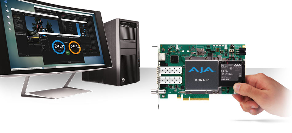 AJA Introduces New Solutions for IP Workflows at NAB 2017